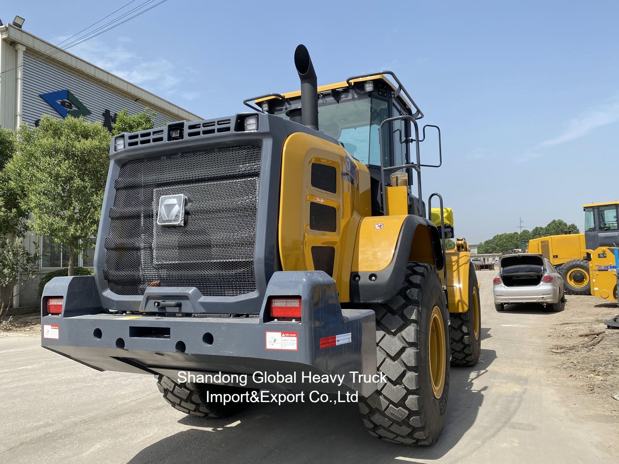 Новая горячая продажа 5 тонн 4X4 мини дизельный двигатель передний колесный погрузчик Zl50gn с 3,0m3 Rock Bucket