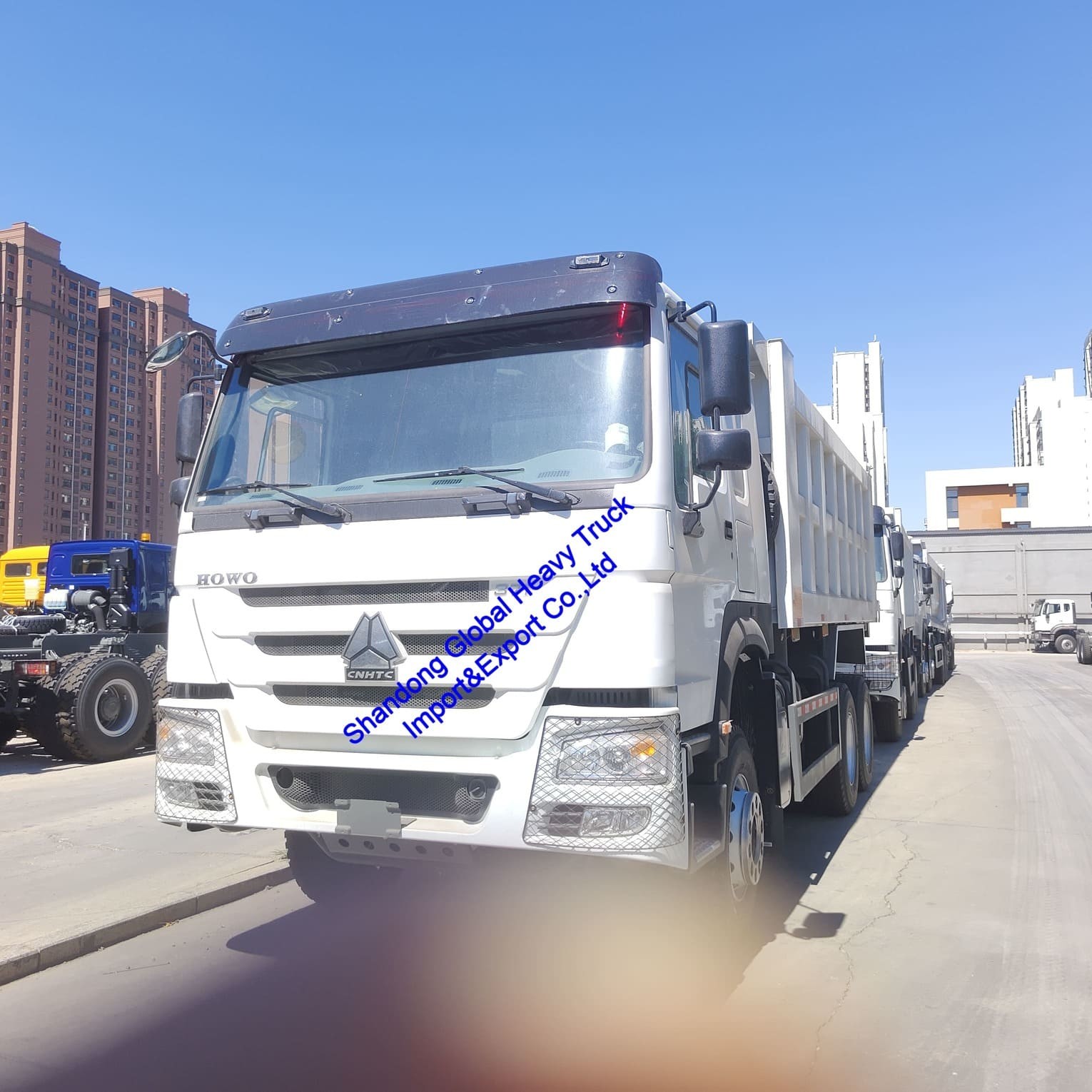 Китайская марка HOWO Sinotruk Дампинг-грузовики 6X4 10 шины 400 л.с. Дампинг-грузовик