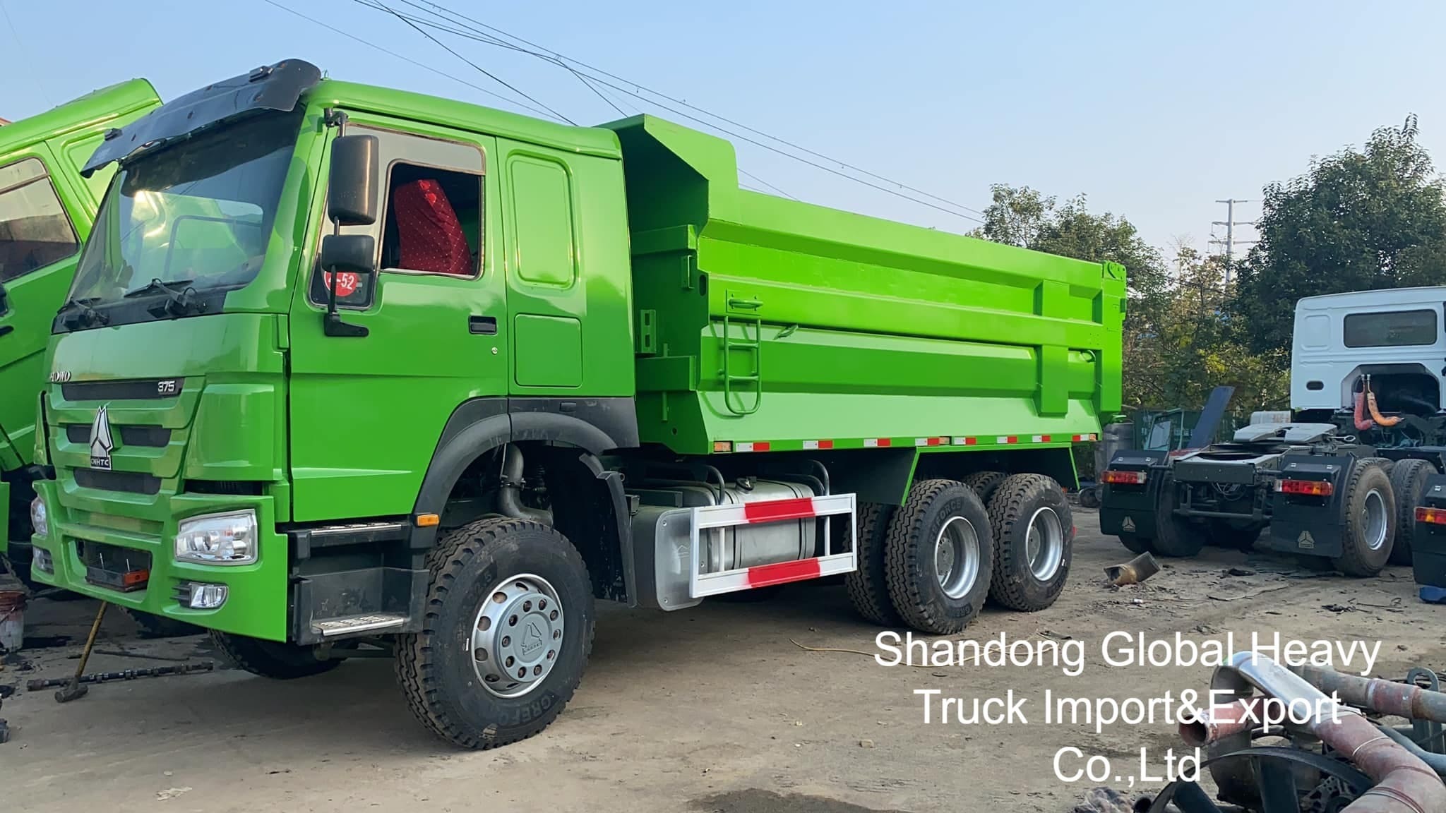 Подержанный Sinotruk HOWO 6X4/8X4 A7/T7 10/12 Wheeler 371hp 18-25cbm Тяжёлый грузовик с откидкой