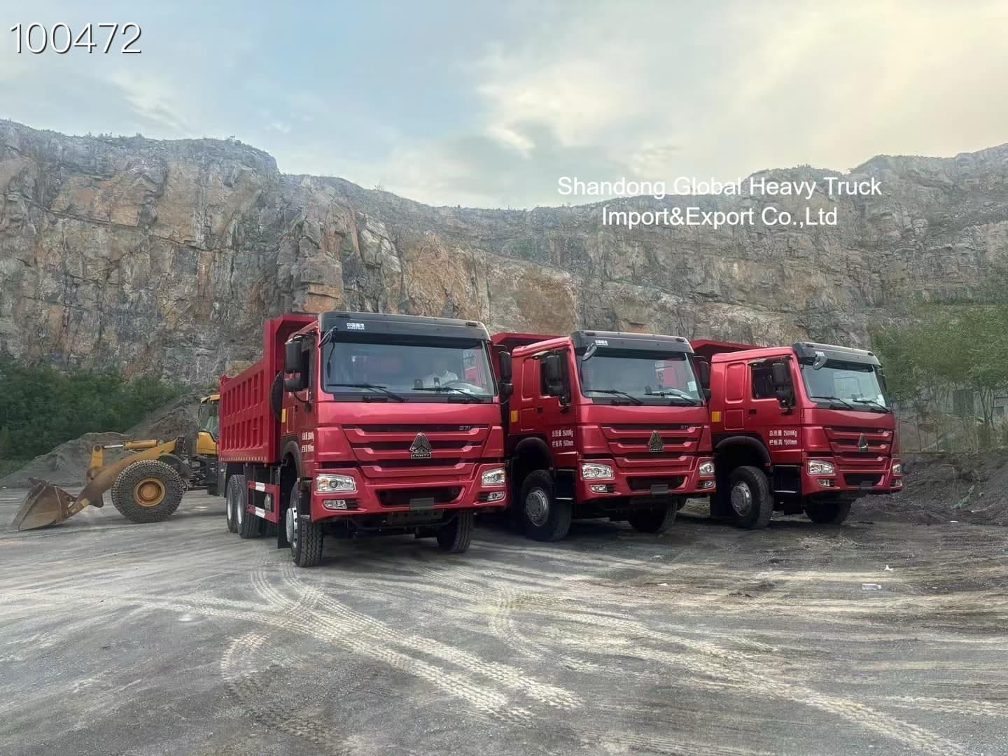 Сверхмощный самосвал HOWO 8×4 с двигателем мощностью 420 л.с. и усиленным шасси для горнодобывающей промышленности Танзании