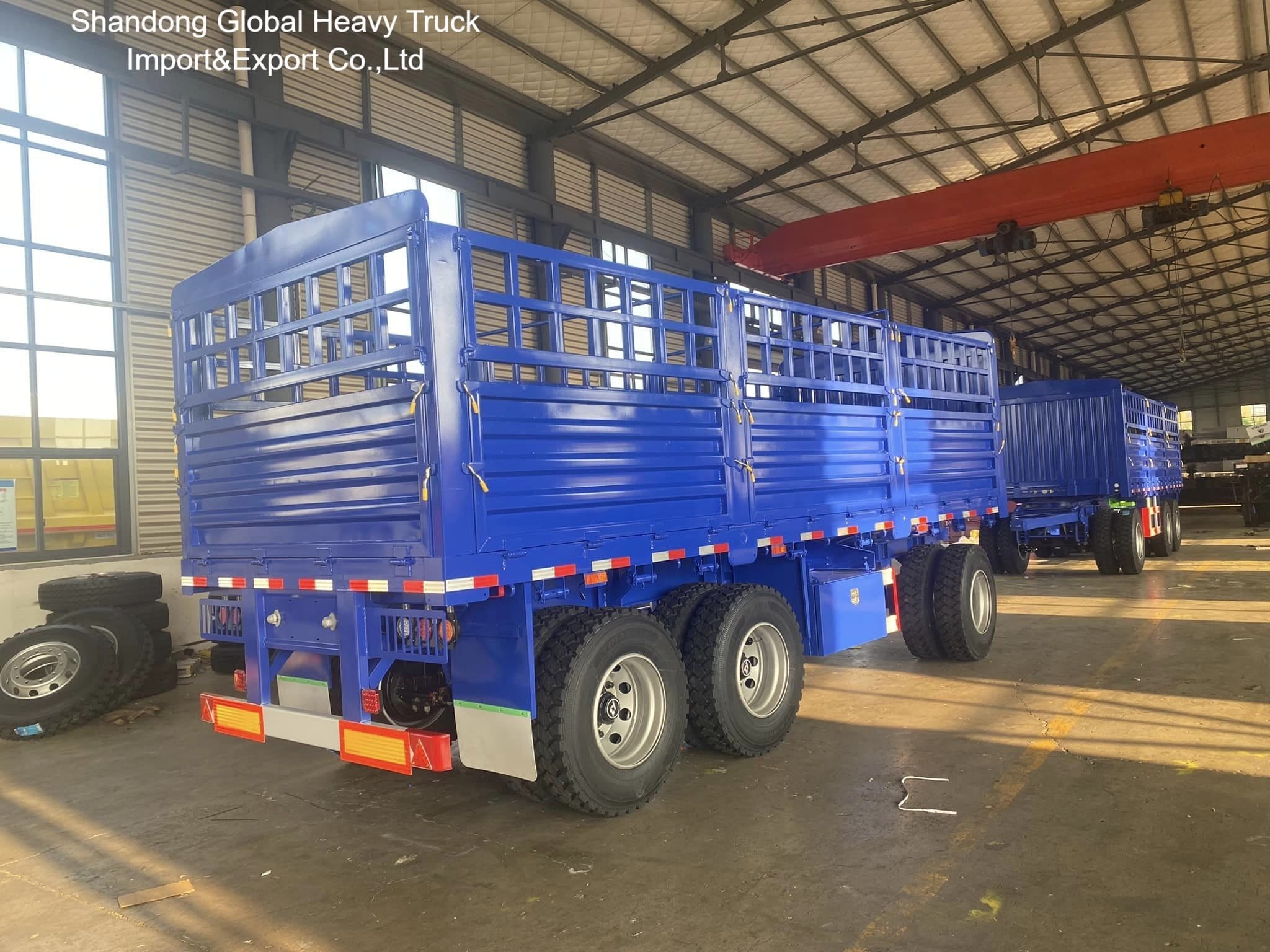 3-осный полуприцеп для сельскохозяйственных и промышленных перевозок