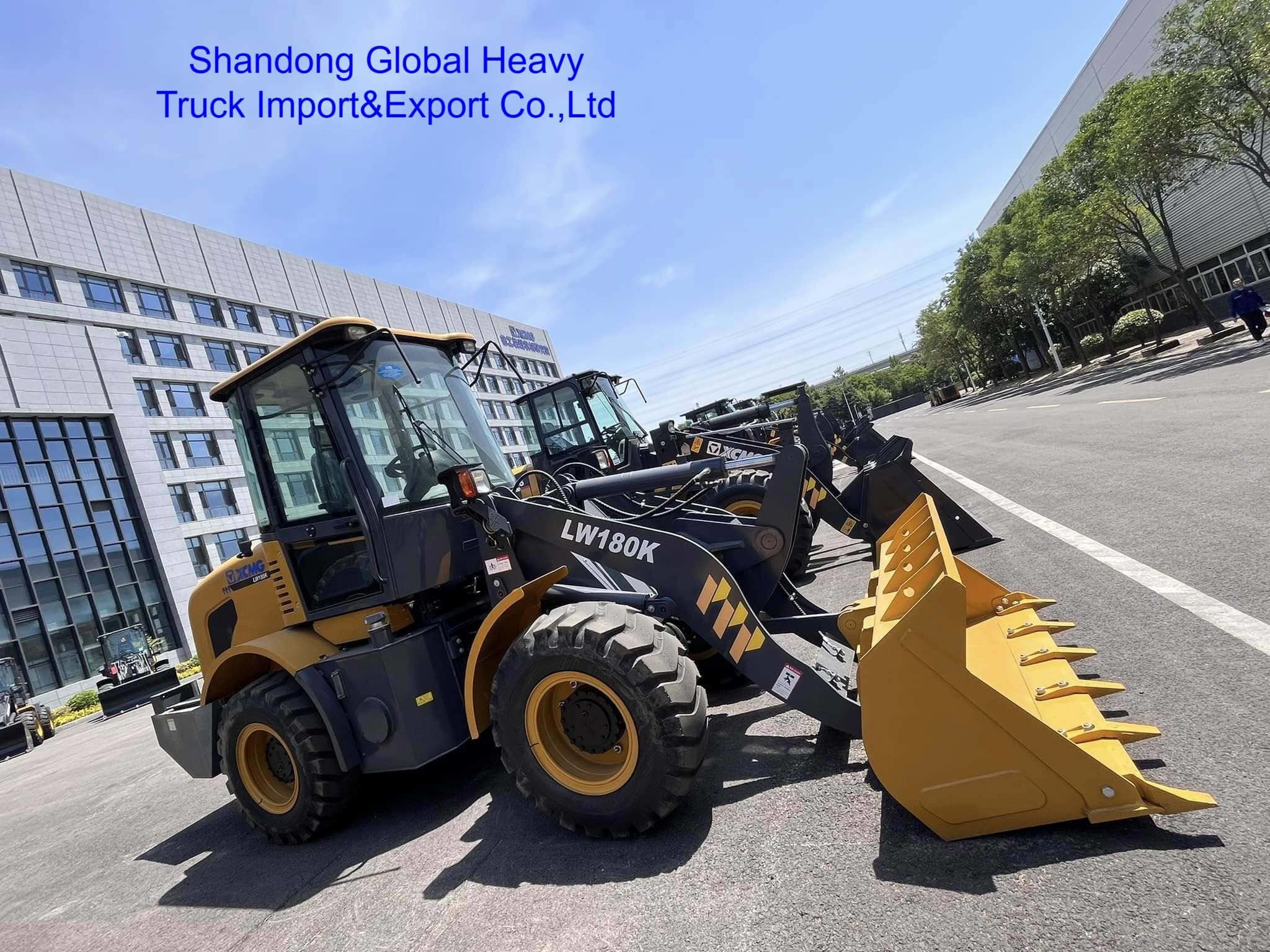 Фронтальный погрузчик XCMG LW180K 1,8 тонны для дорожного строительства и горнодобывающей промышленности
