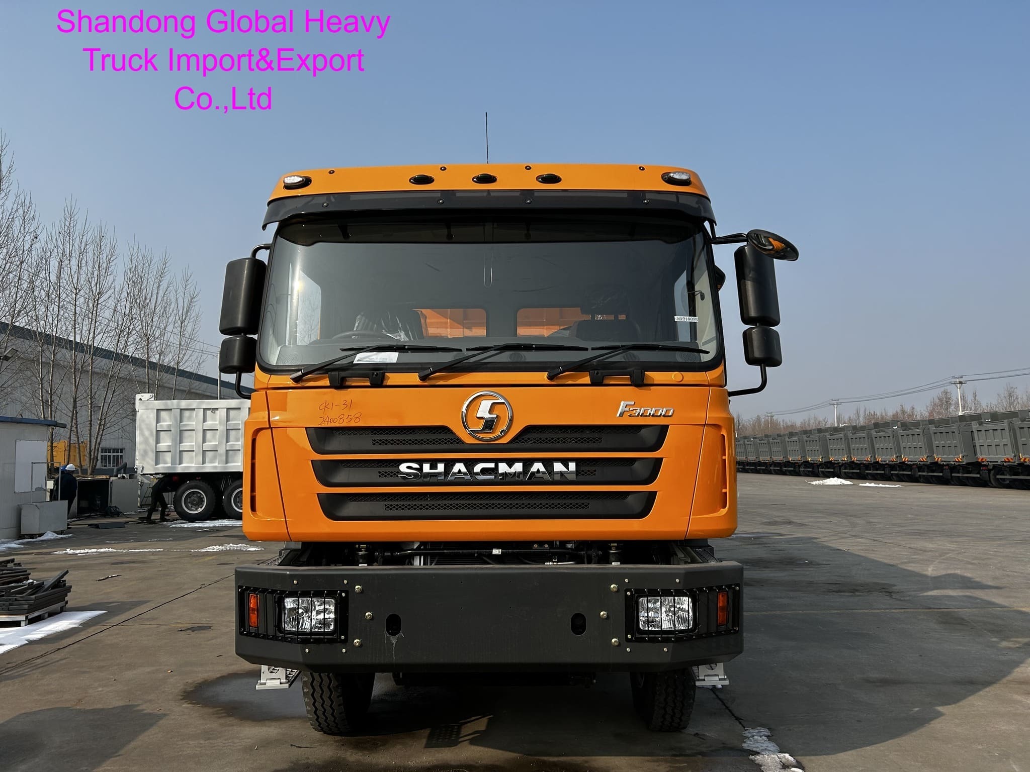 Shacman F3000 6×4 Дэмп-Трак с полезной нагрузкой 25-30 тонн Тяжелое строительство и высокопрочное стальное шасси