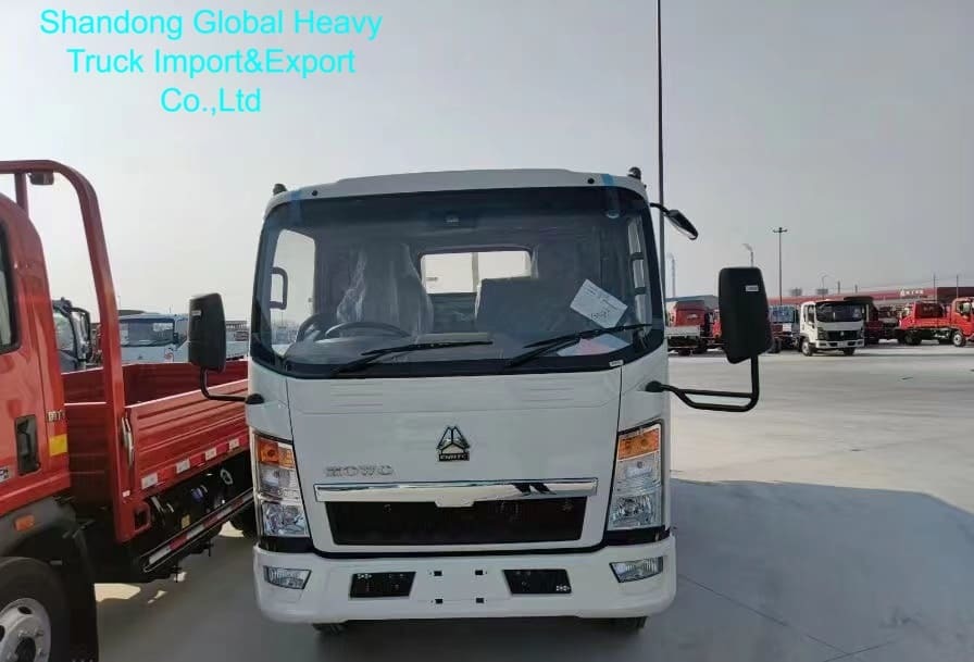 HOWO 4x2 Light Cargo Truck 4.2m Box 5-10T Capacity