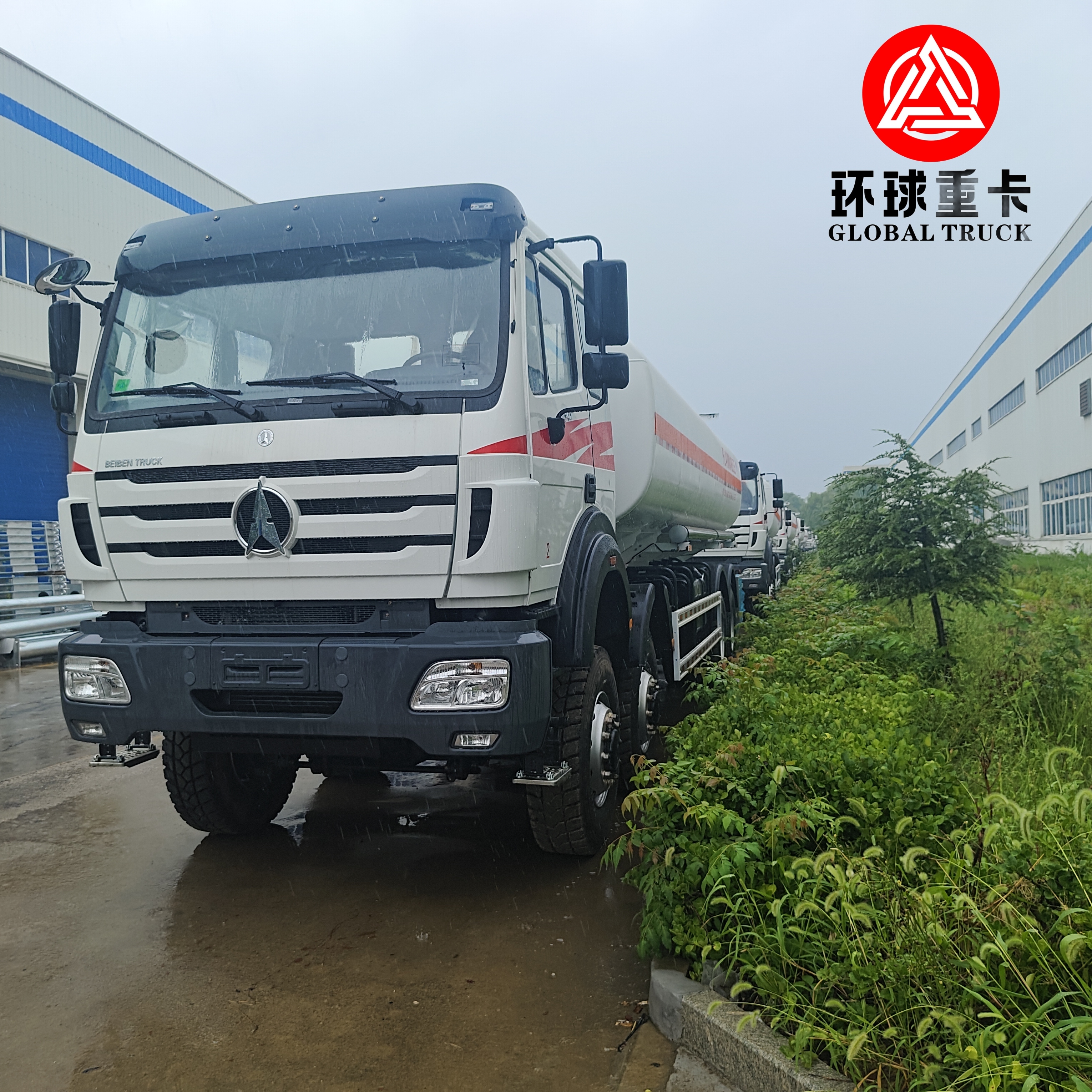 Beiben 8x8 35000L тяжелый грузовик для горной промышленности Конго