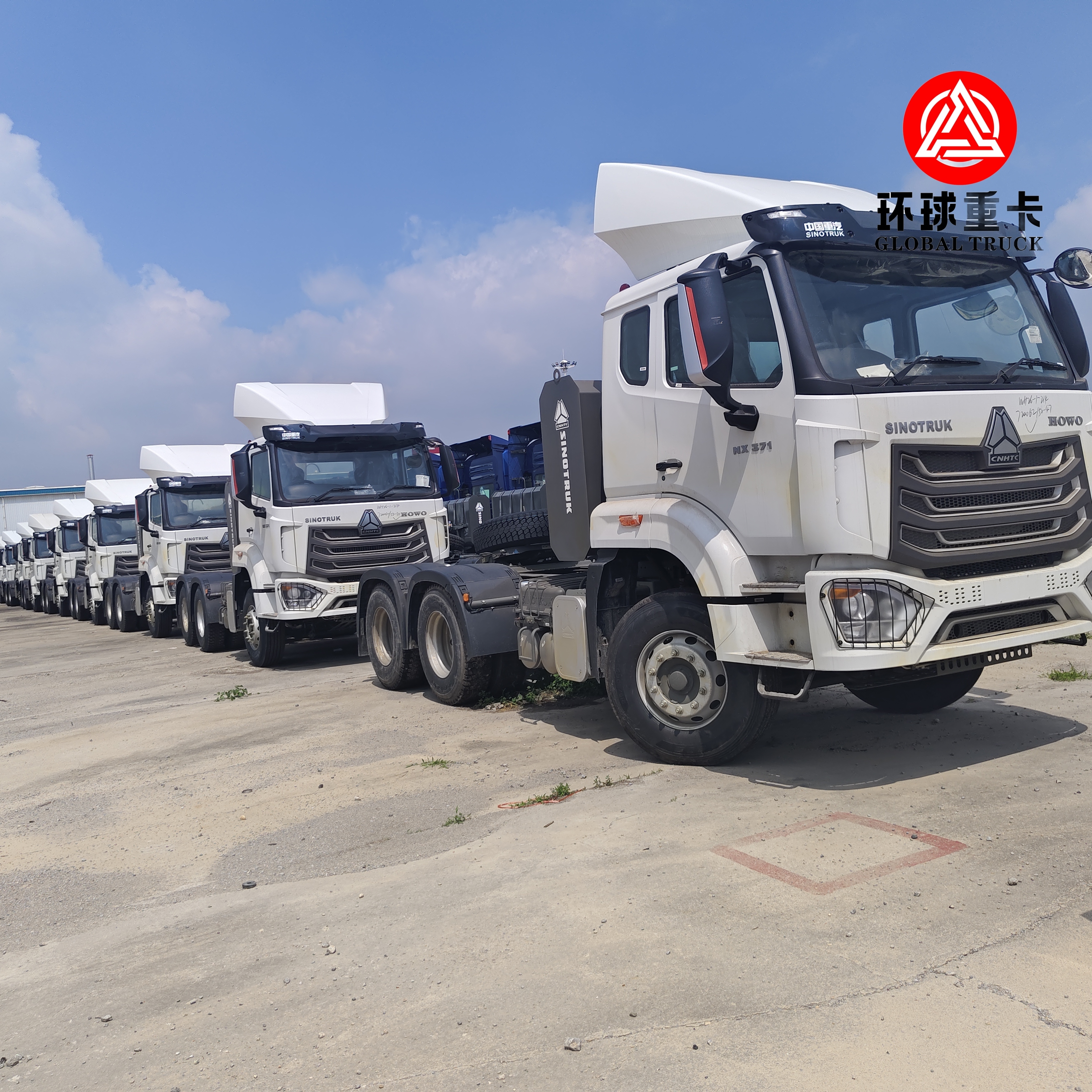 Совсем новый Sinotruk HOWO NX 6x4 400HP тракторный грузовик для перевозки тяжелых грузов и контейнеров